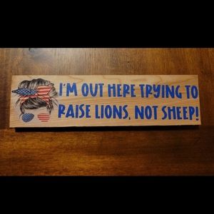 12x3 inch Handmade Home Decor Sign *price firm*